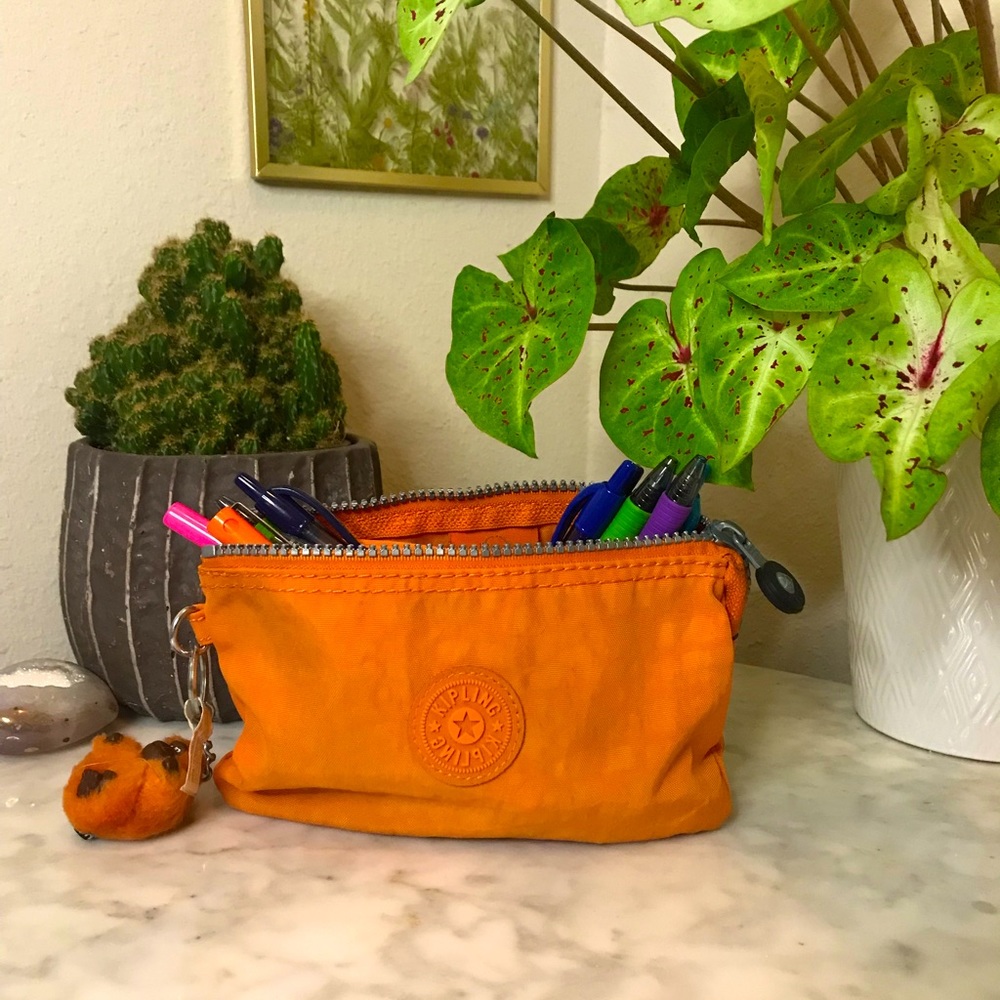 Kipling Creativity Pouch Orange